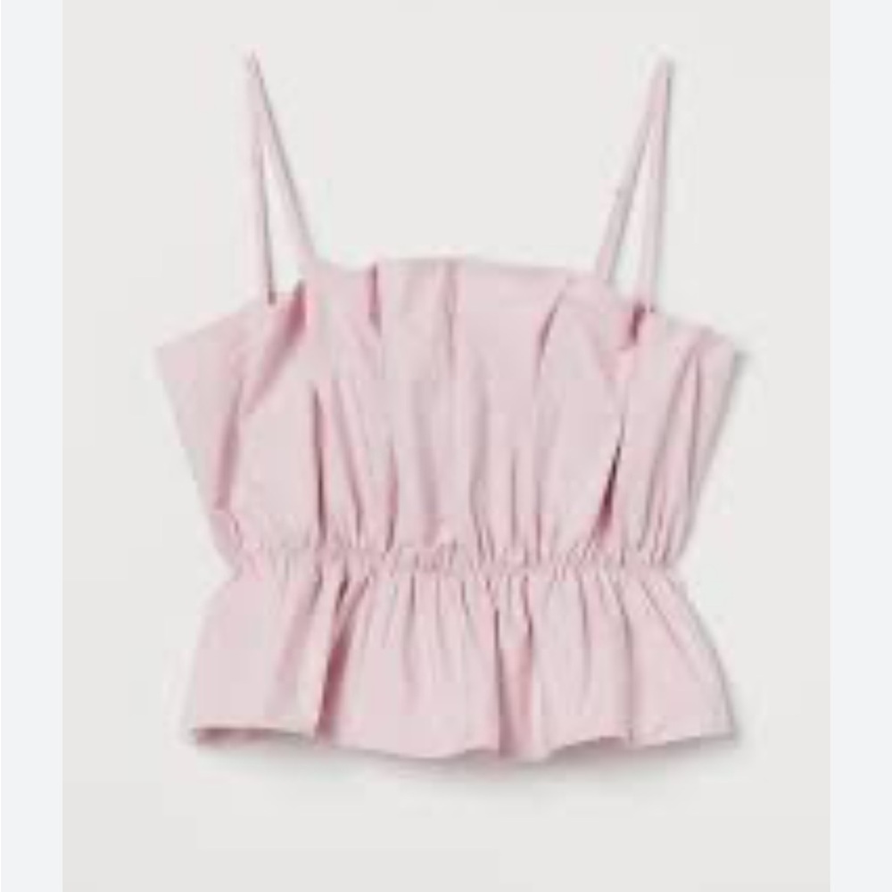 Pink Ruched Sleeveless Top